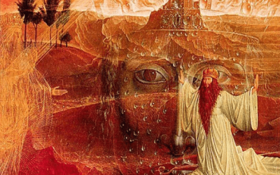 Ernst Fuchs – Moses vor dem brennenden Dornbusch